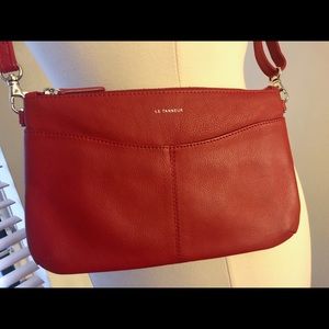 Le Tanneur Charlotte Leather Pouch Bag